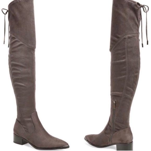 Marc Fisher Shoes - Marc Fisher Yuna Over the Knee Boots 6 brown